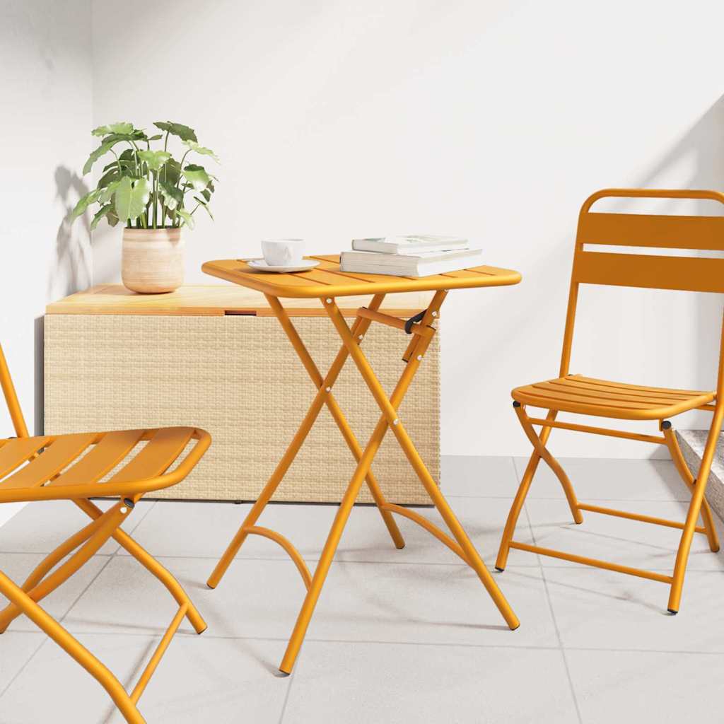 vidaXL Bistrotisch Dunkelgrün 55 x 55 x 72,5 cm