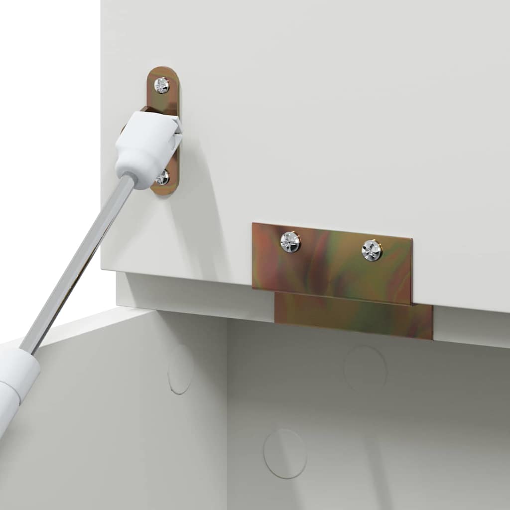 vidaXL Box mit Schreibtafel Weiß 73 x 40 x 55 cm Holzwerkstoff