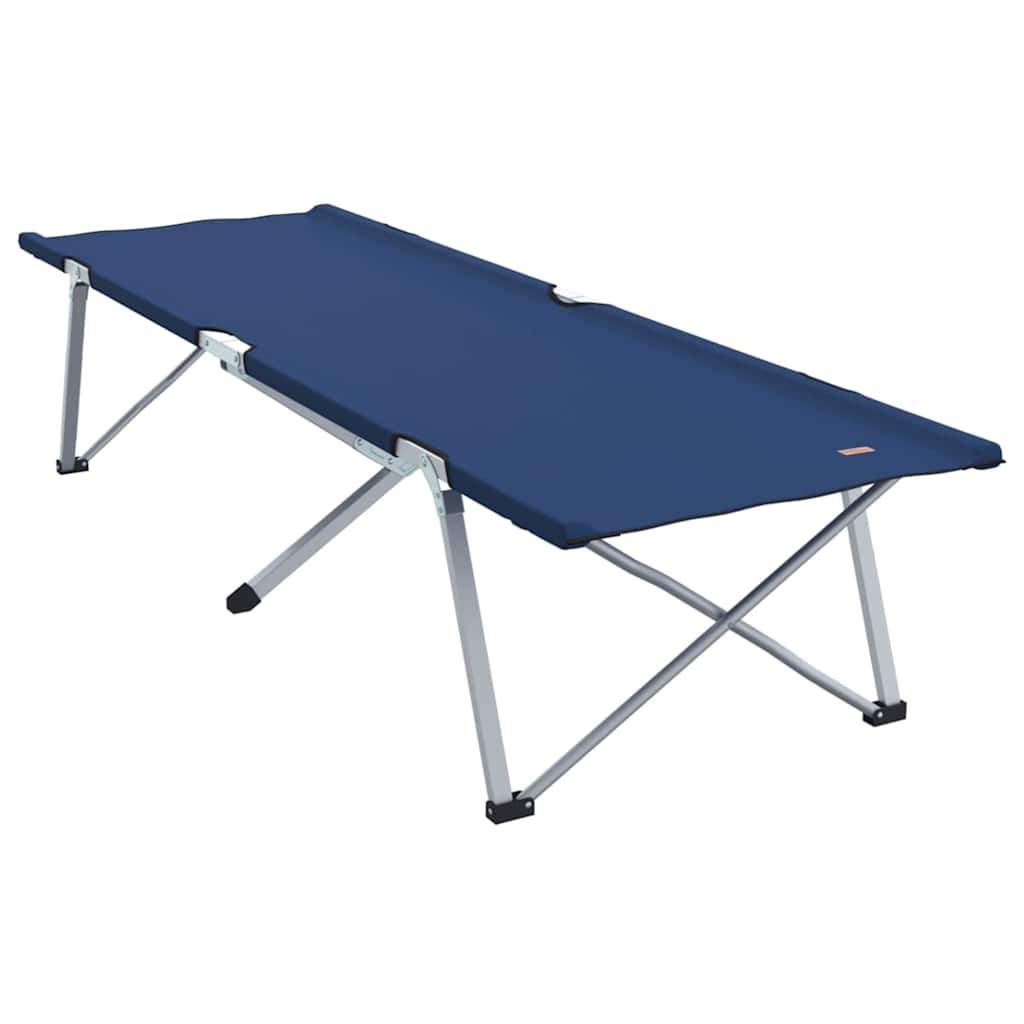 vidaXL Klapp Schlafbett fürs Camping Blau 194 x 62,5 x 42,5 cm