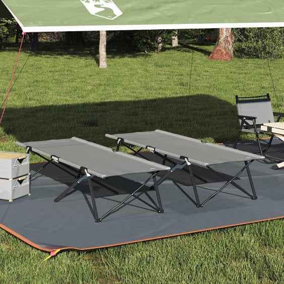 vidaXL Klapp Schlafbett fürs Camping Blau 206 x 76 x 74 cm