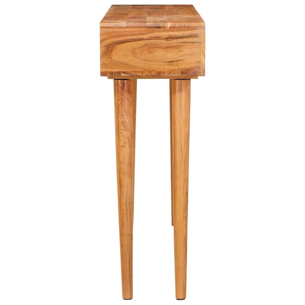 vidaXL Konsolentisch Braun 110 x 30 x 80 cm Massivholz Akazie