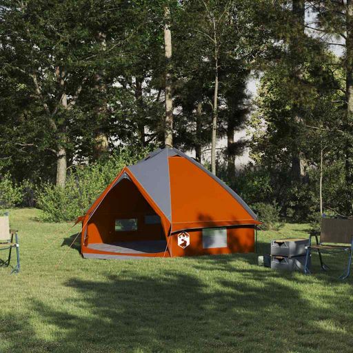 Teepee Zelt mit Dach Grün und Weiß 490 x 410 x 210 cm