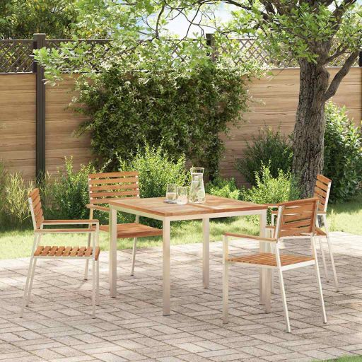 Gartenstuhl 6 pcs Öl-Natur 56 x 54,5 x 87 cm Massivholz Akazie