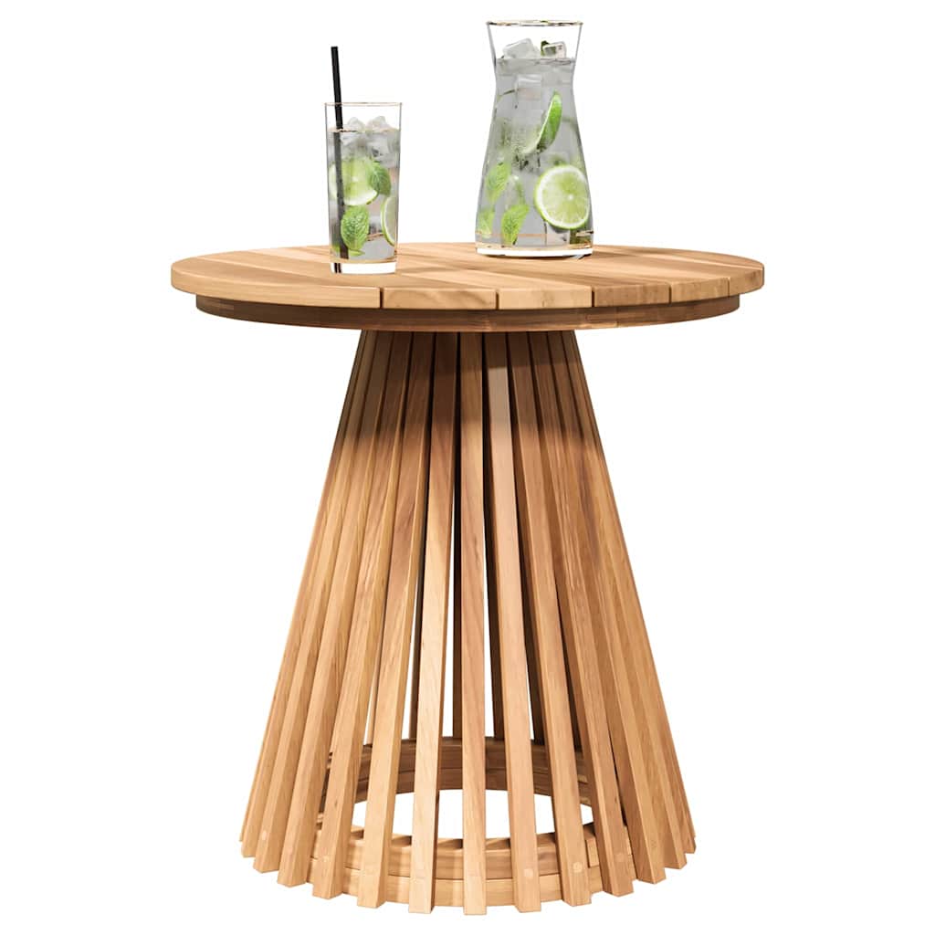 vidaXL Beistelltisch Braun 50 x 50 x 49,5 cm Massivholz Teak