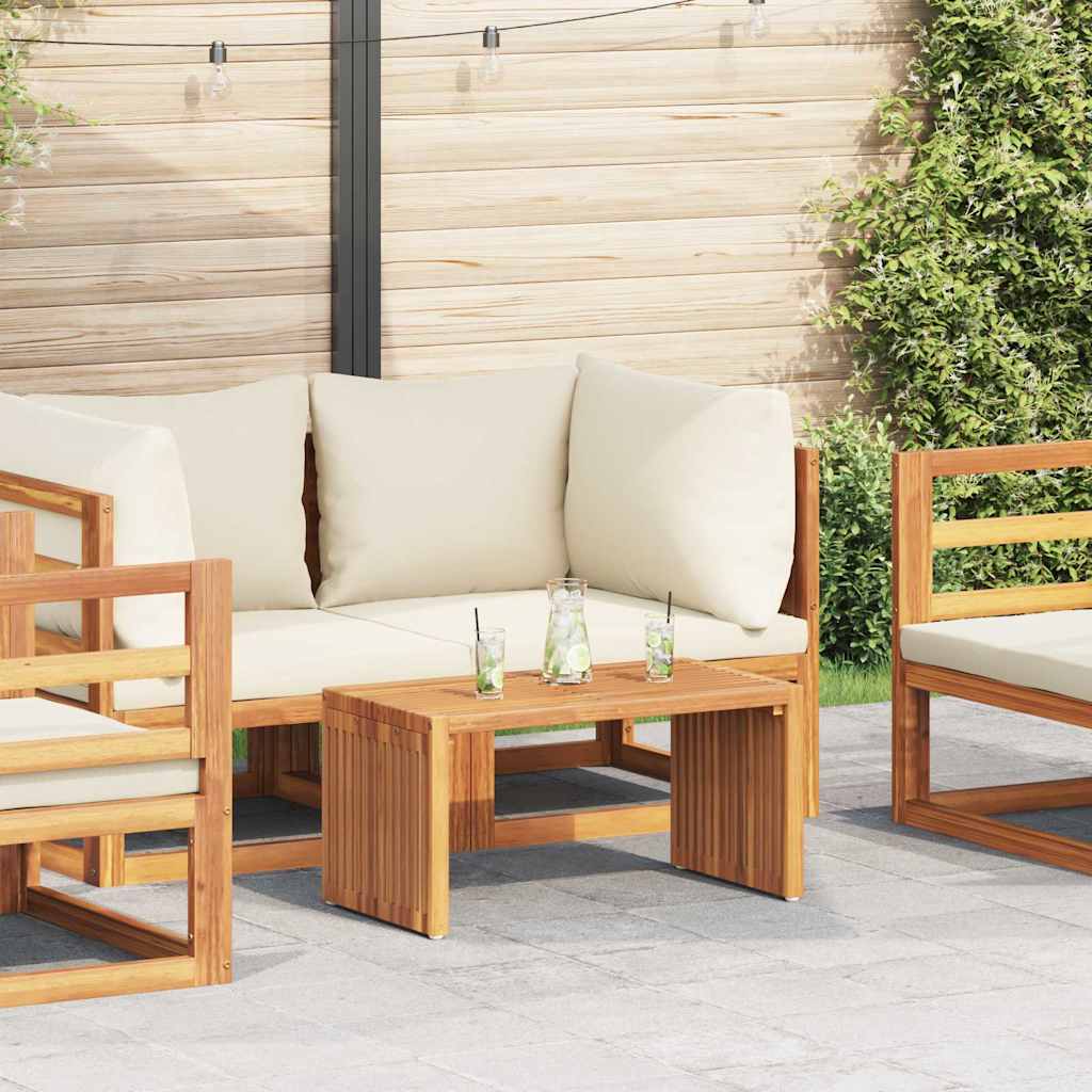 vidaXL Garten-Beistelltisch 3 pcs Braun 33 x 44,5 x 51 cm