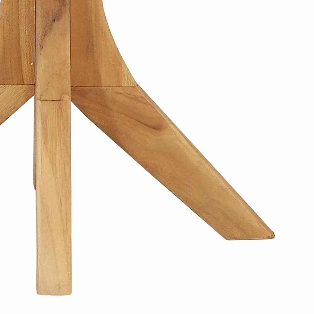 vidaXL Beistelltisch Braun 40 x 40 x 41 cm Massivholz Teak