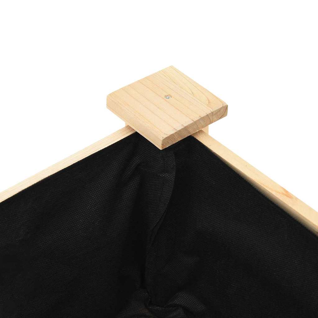 vidaXL Garten-Pflanzgefäß mit Regal Beige 45 x 45 x 76,5 cm