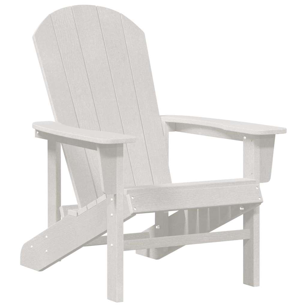 vidaXL Adirondack-Stuhl Weiß 82 x 74 x 92 cm HDPE