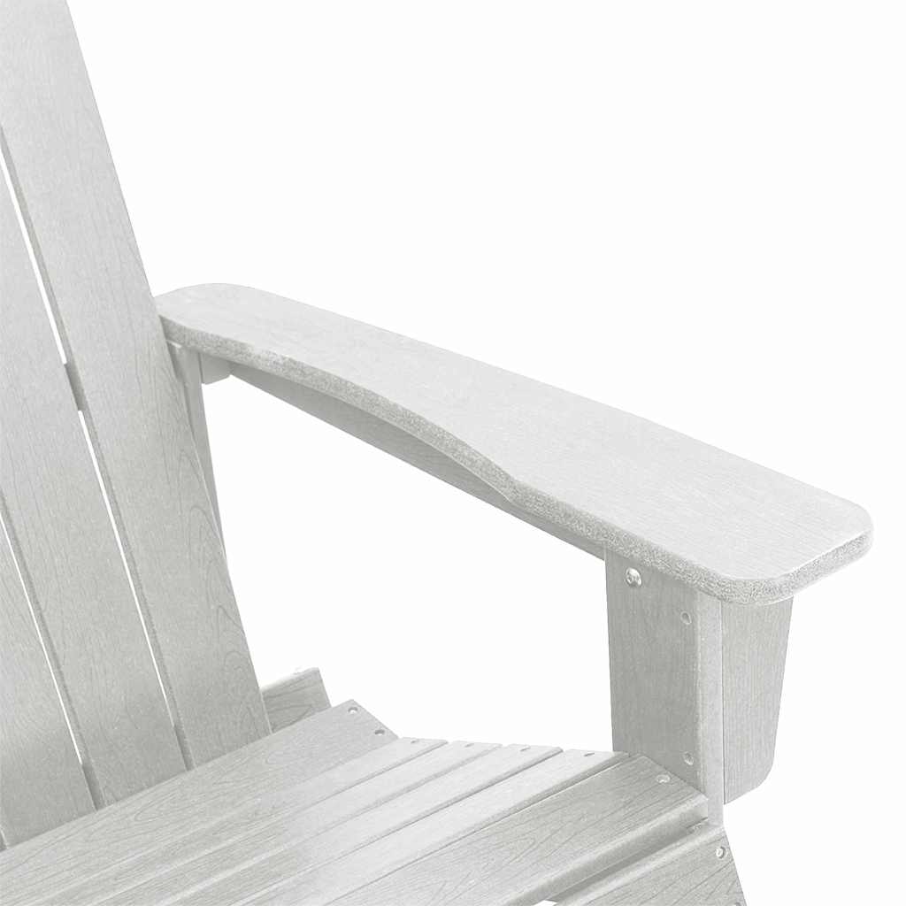 vidaXL Adirondack-Schaukelstuhl Weiß 92 x 73,5 x 92 cm HDPE
