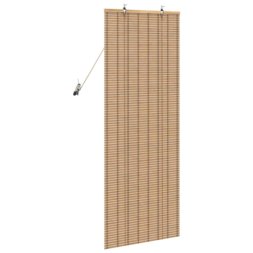 vidaXL Rollo mit Vorhängen Natur 60 x 160 cm Bambus