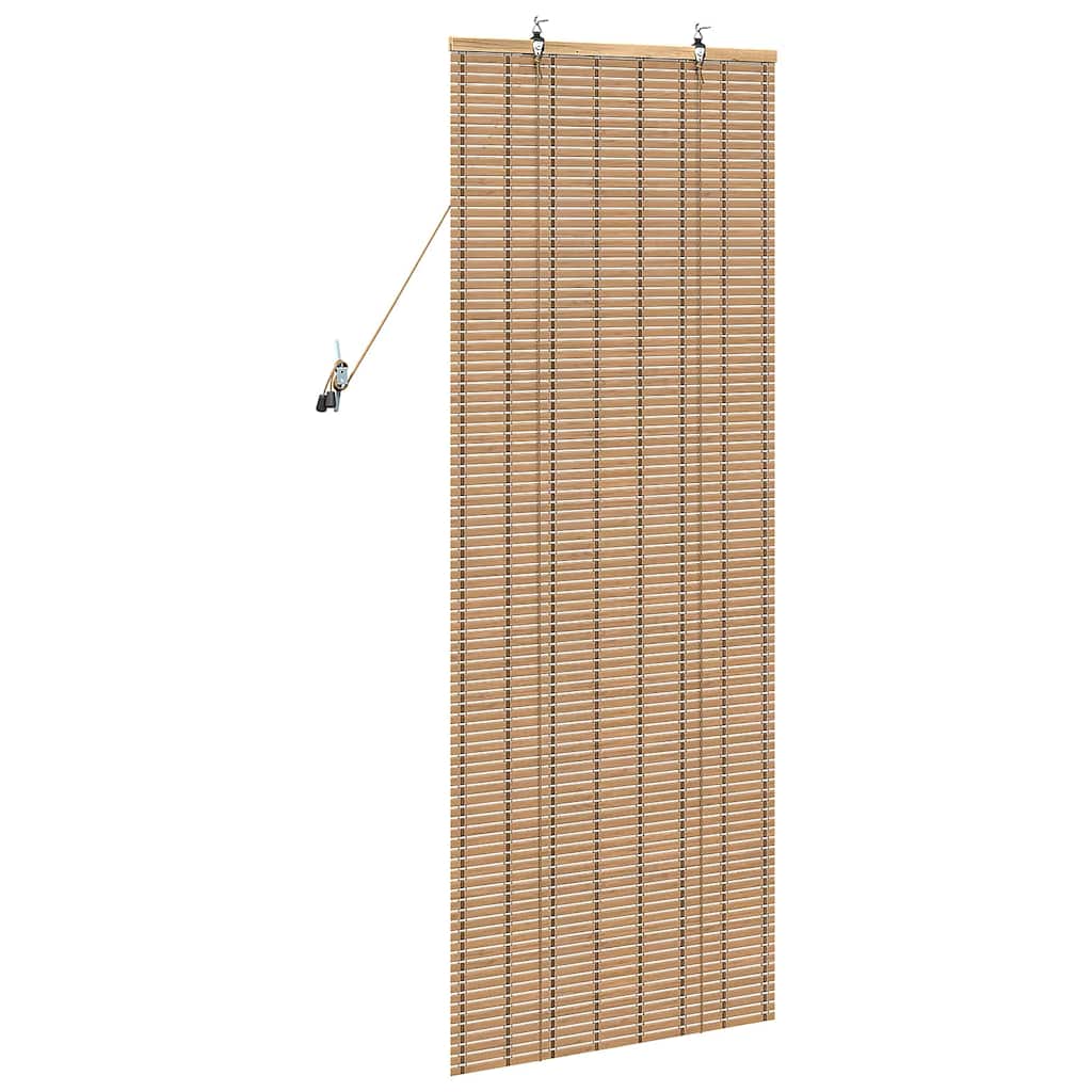 vidaXL Rollo mit Vorhängen Natur 60 x 160 cm Bambus
