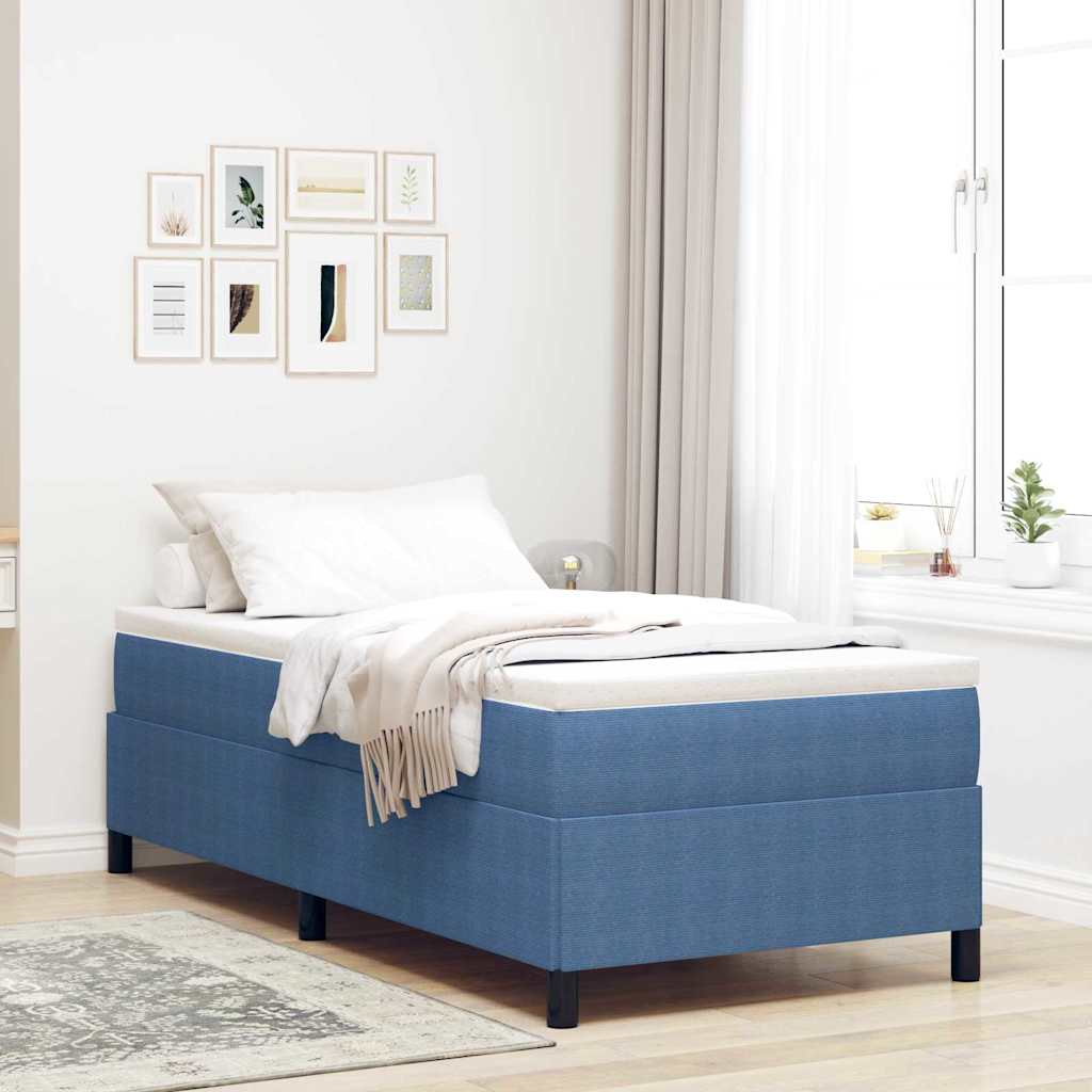 vidaXL Boxspringbett Hellgrau 80 x 200 cm Samt