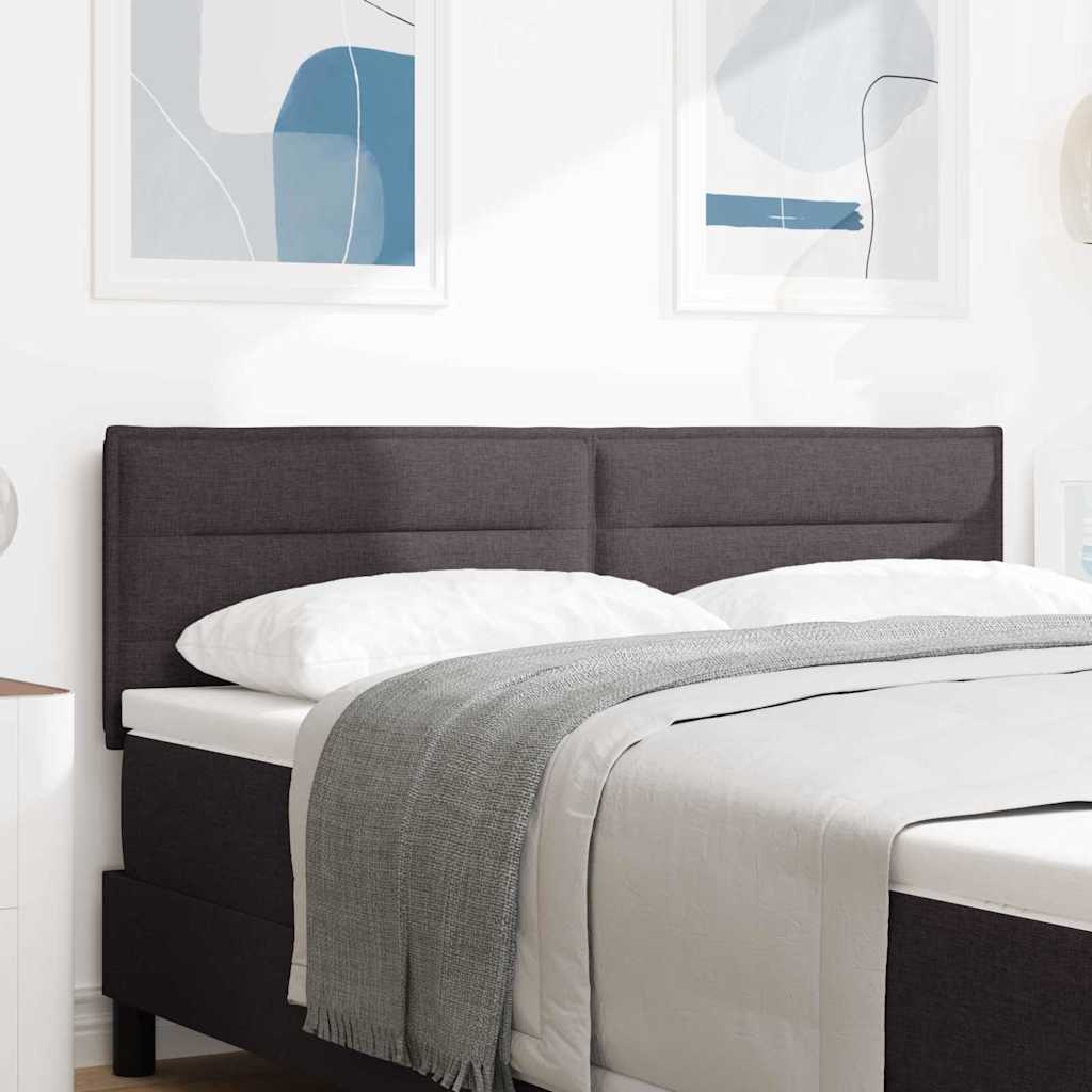 vidaXL Kopfteil mit Kopfteil Dunkelgrau 80 cm Kunstleder