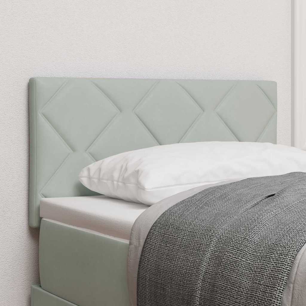 vidaXL Kopfteil mit Kopfteil Dunkelgrau 80 cm Samt