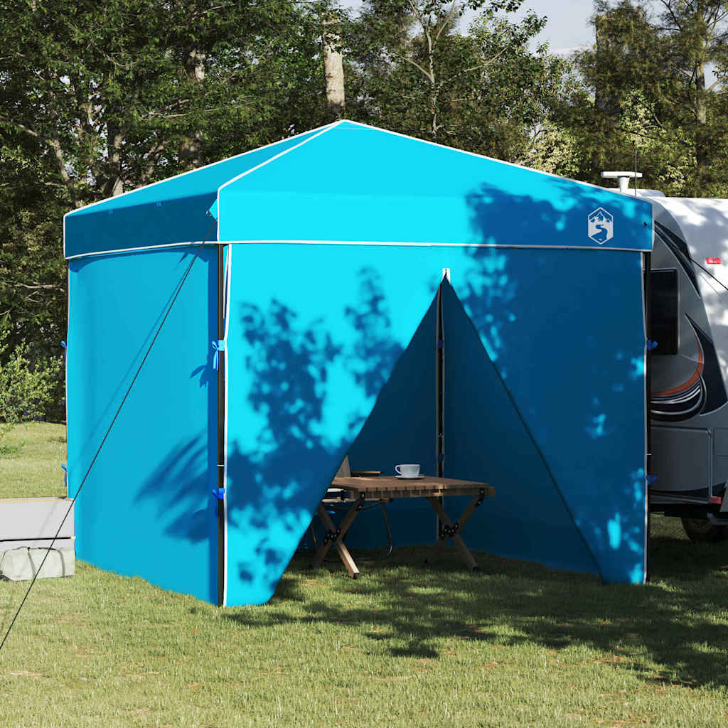 vidaXL Pavillon-Zelt Blau 243 x 243 x 251 cm Stoff