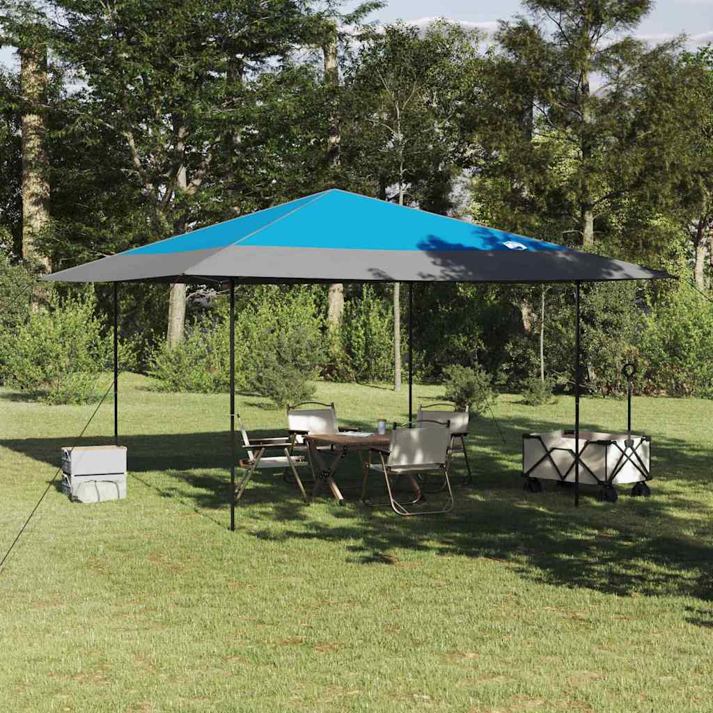 vidaXL Pavillon-Zelt Blau 395 x 395 x 251 cm Stoff