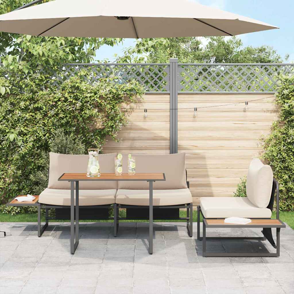 vidaXL Gartentisch Braun 100 x 55 x 70 cm Holz