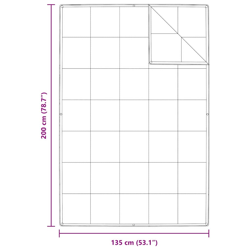 vidaXL 2-in-1 Bettdecke Weiß 135 x 200 cm Daunen