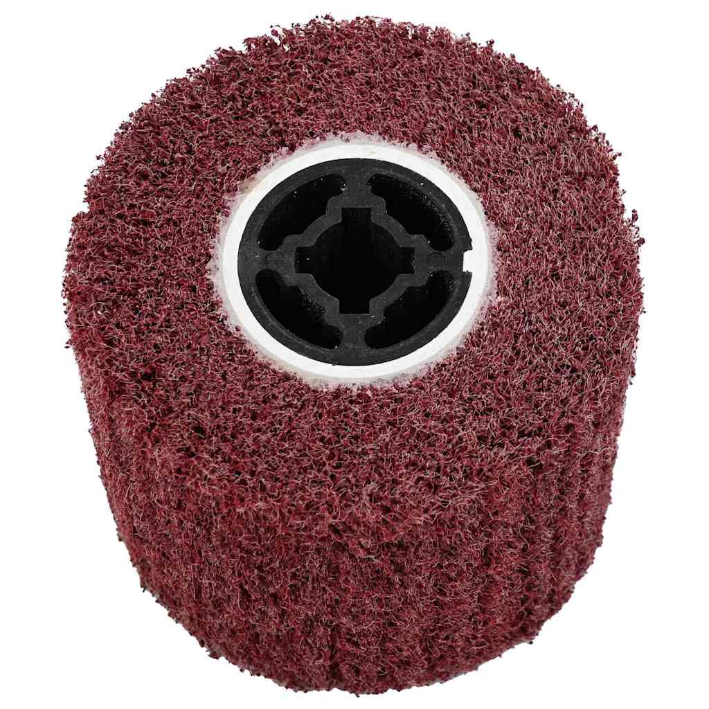 vidaXL Schleifrollen 3 pcs Rot 12 x 12 x 10 cm Synthetische Faser