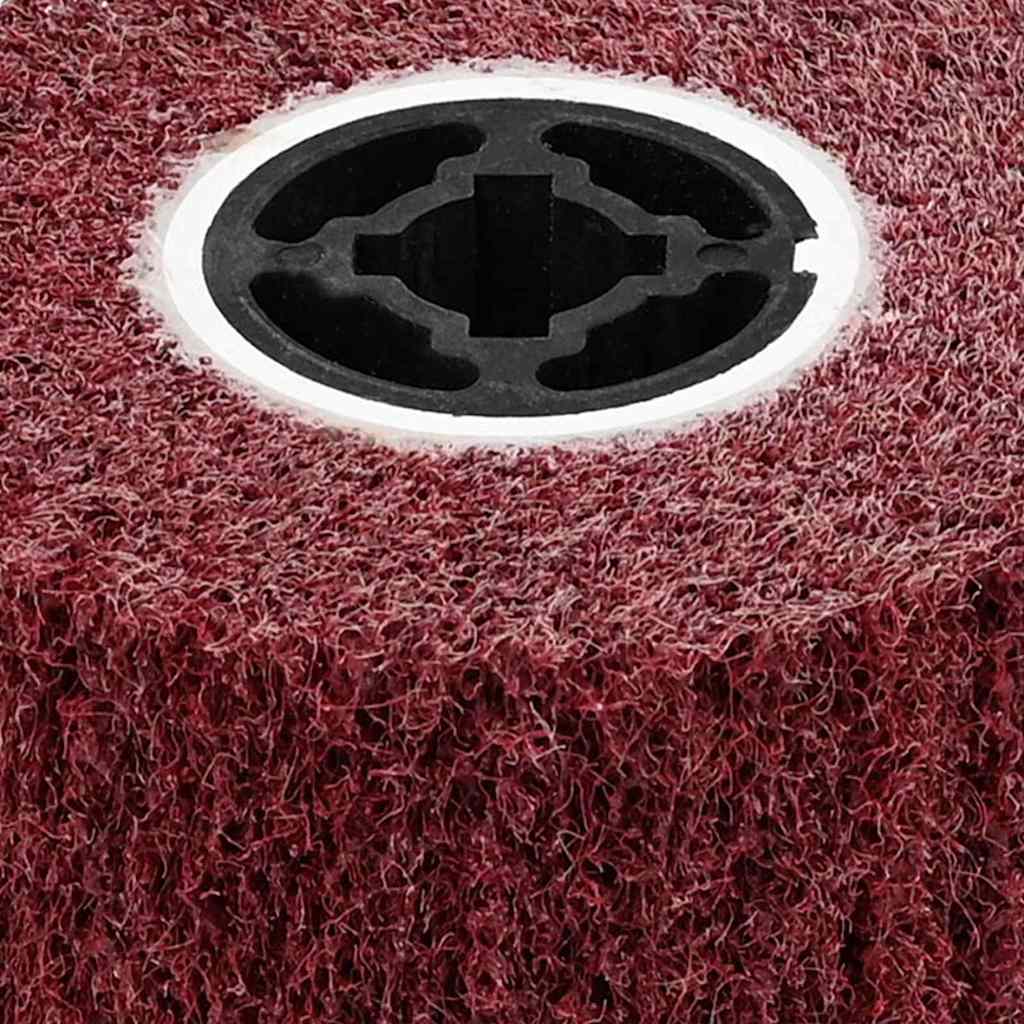 vidaXL Schleifrollen 3 pcs Rot 12 x 12 x 10 cm Synthetische Faser