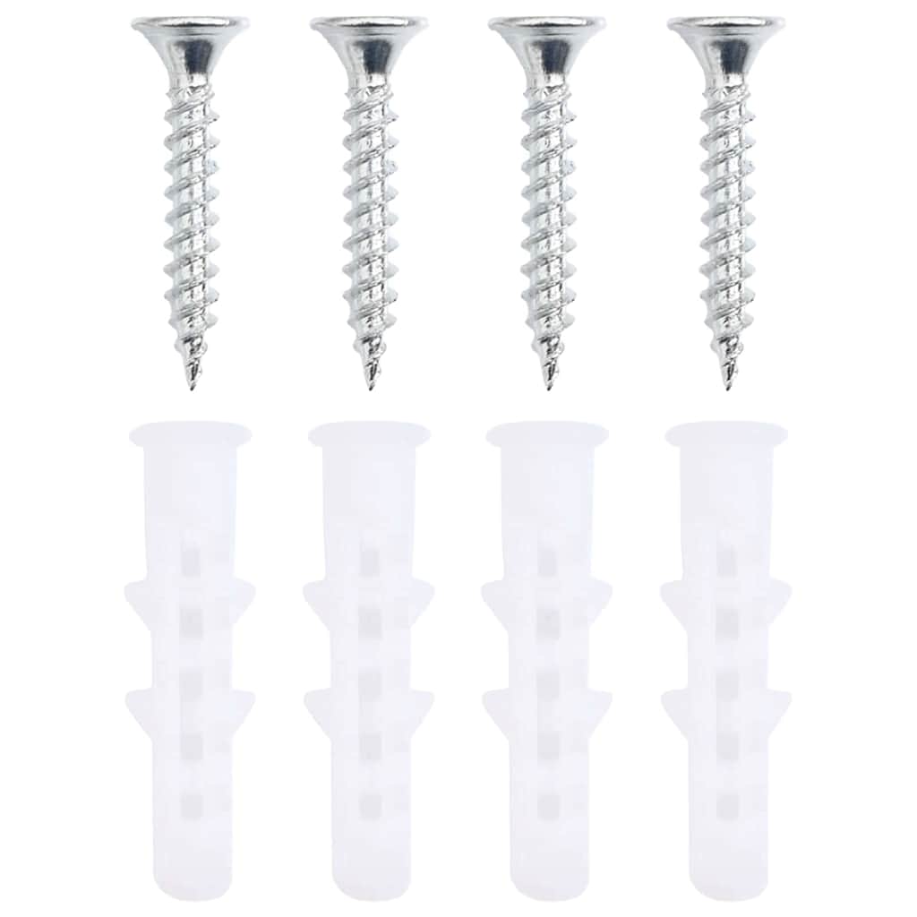 vidaXL Handtuchhalter Schwarz 61 x 14,5 x 5 cm Edelstahl