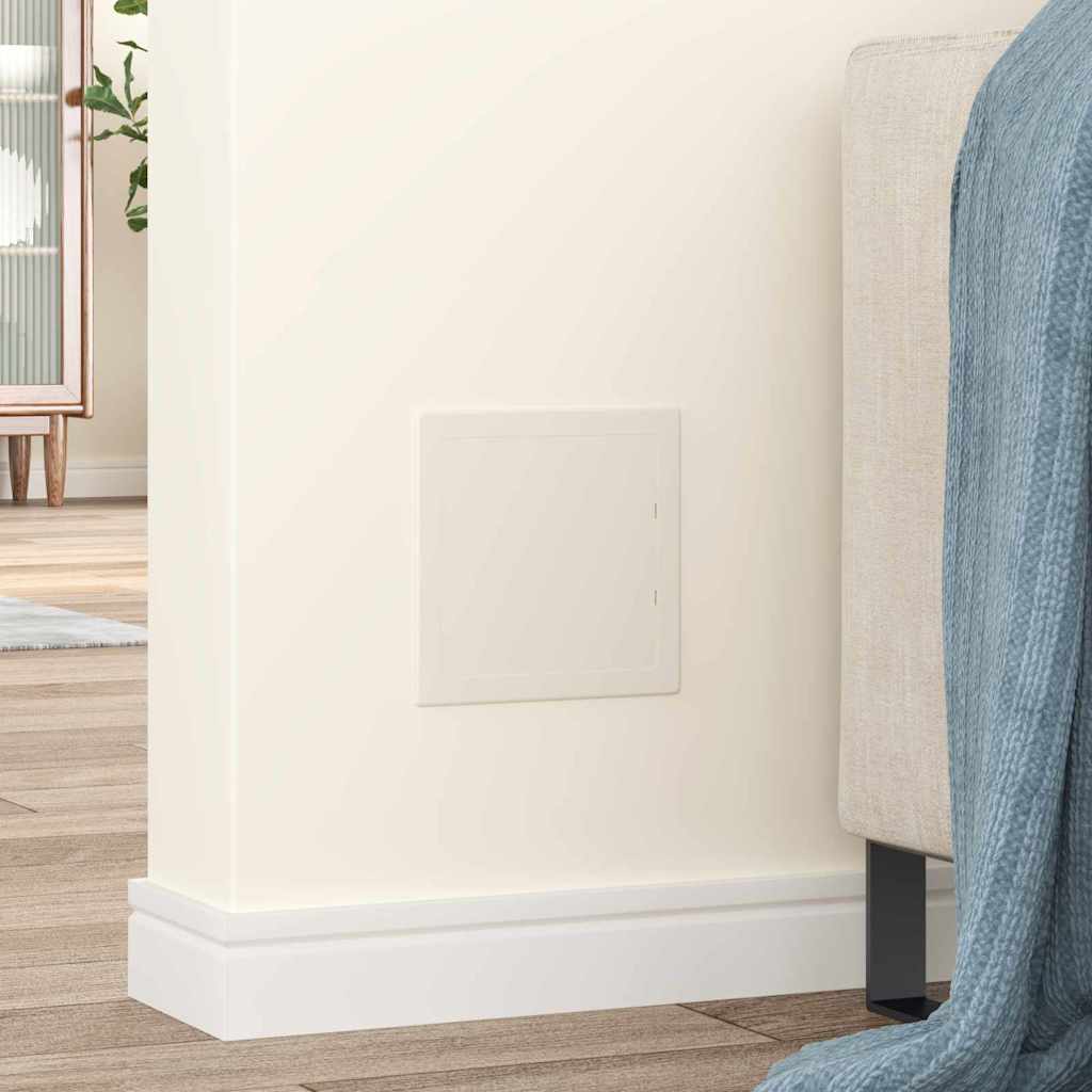 vidaXL Zugangs панели 2 pcs Weiß 15 x 15 cm ABS Kunststoff