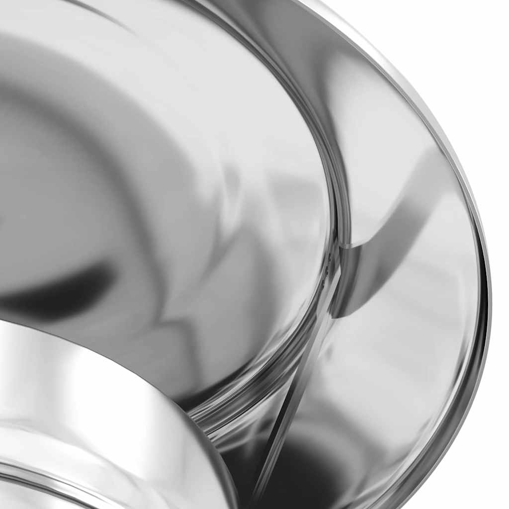 vidaXL Regenabdeckung Schornstein Silber 20 x 20 x 18 cm Edelstahl