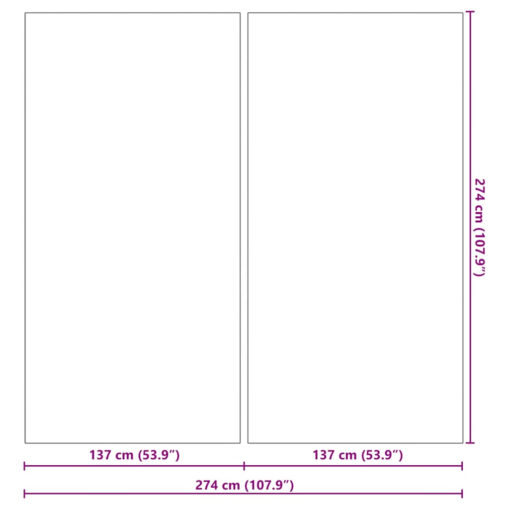 vidaXL Bodenfolie für Pools Hellgrau 274 x 274 cm Vliesstoff