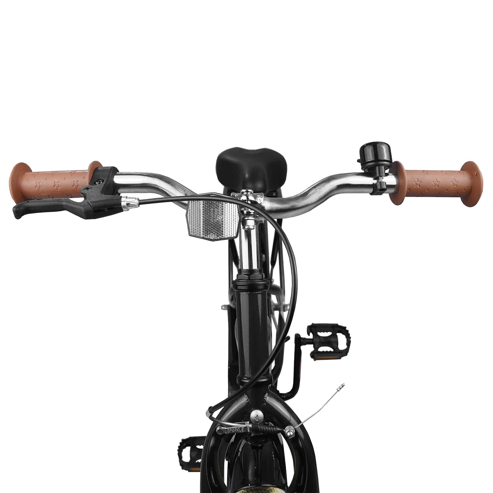 vidaXL Kinderfahrrad 20 Zoll für 6-11 Jahre alt Schwarz