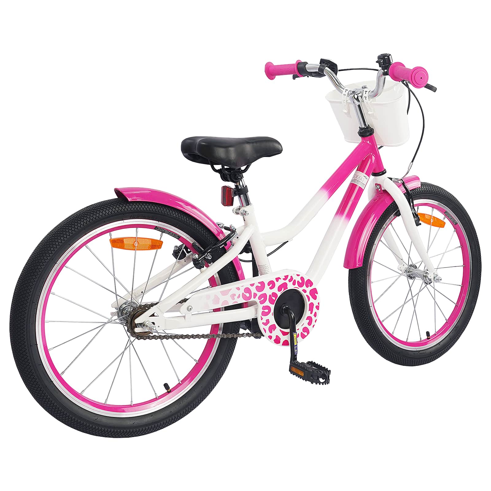 vidaXL Kinderfahrrad 20 Zoll für 6-11 Jahre alt Dunkelrosa