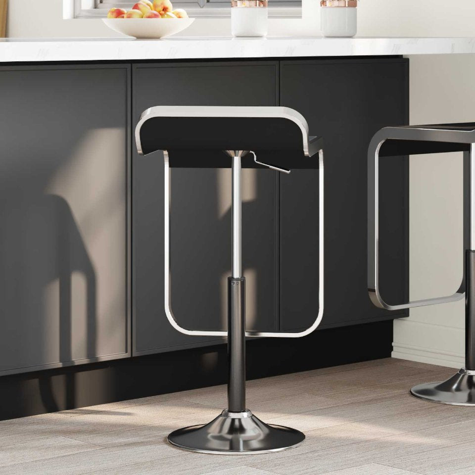 vidaXL Bürostuhl Gaszylinder Schwarz 239-309 mm Eisen