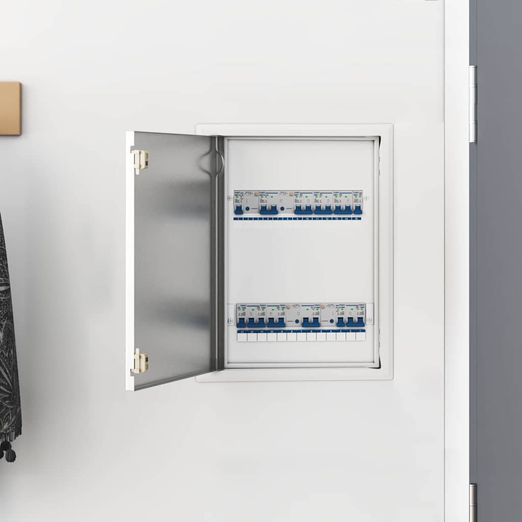 vidaXL Zugangsklappe 2 pcs Weiß 23 x 23 x 3 cm Stahl