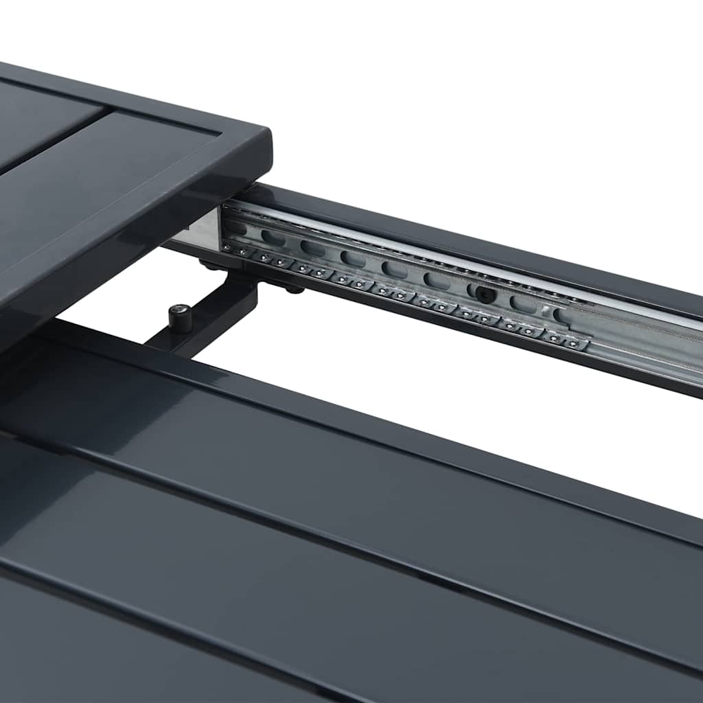 vidaXL Terrassentisch Anthrazit 180 x 80 x 74 cm