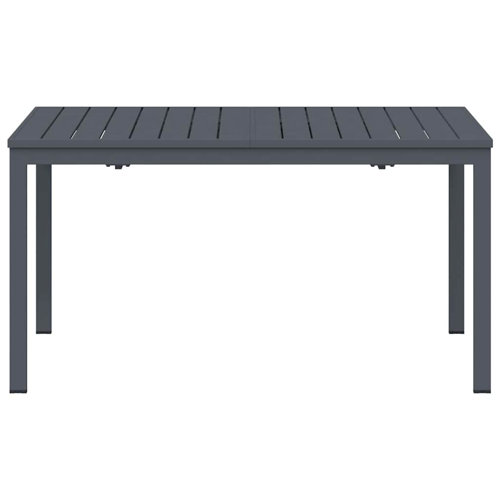 vidaXL Terrassentisch Anthrazit 180 x 80 x 74 cm