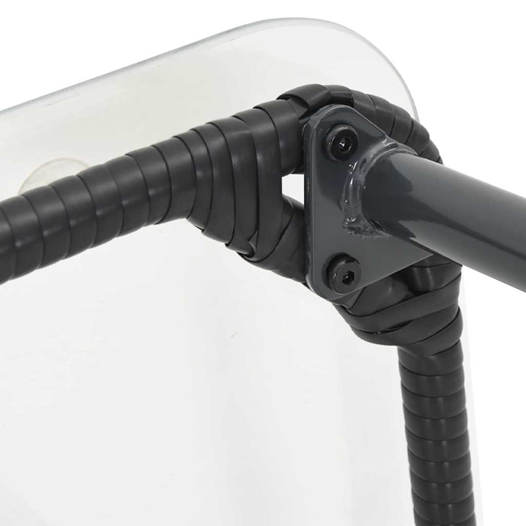 vidaXL Gartentisch Schwarz 80 x 40 x 45,5 cm Poly-Rattan