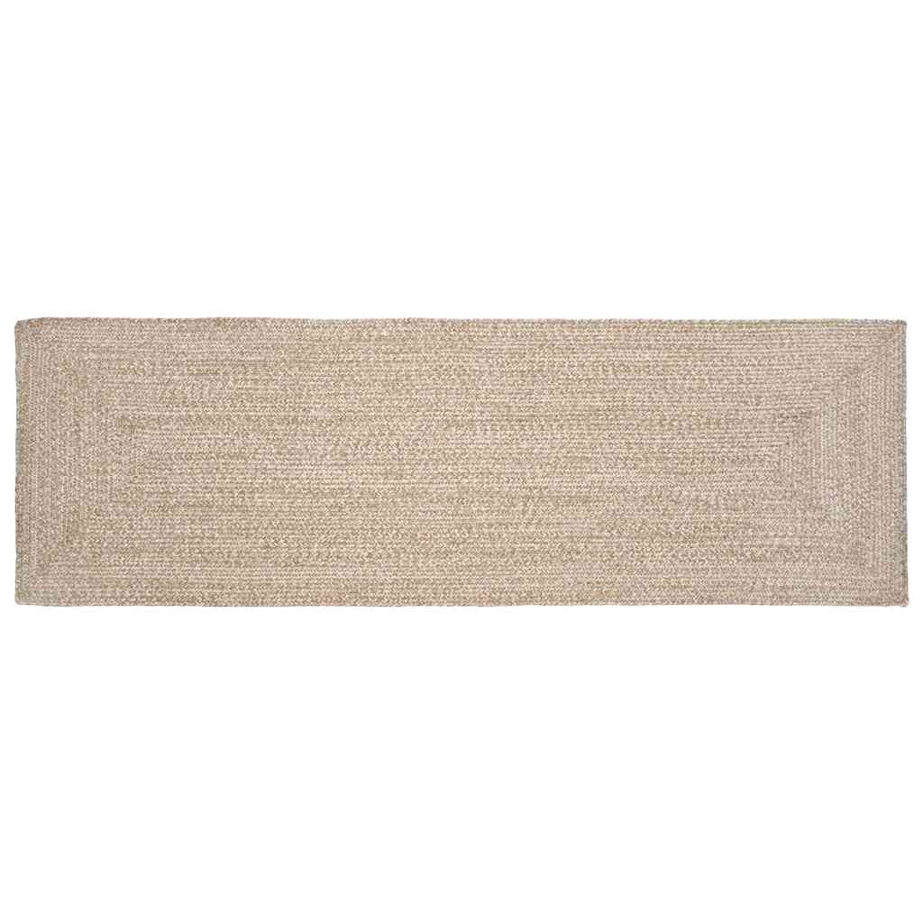 vidaXL Bereichsteppich Braun 60 x 110 cm Jute