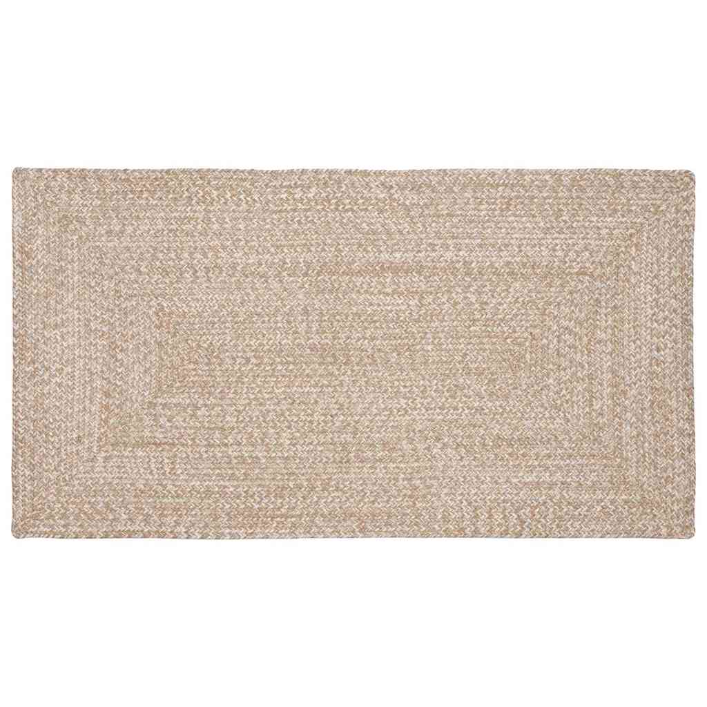 vidaXL Bereichsteppich Braun 60 x 110 cm Jute