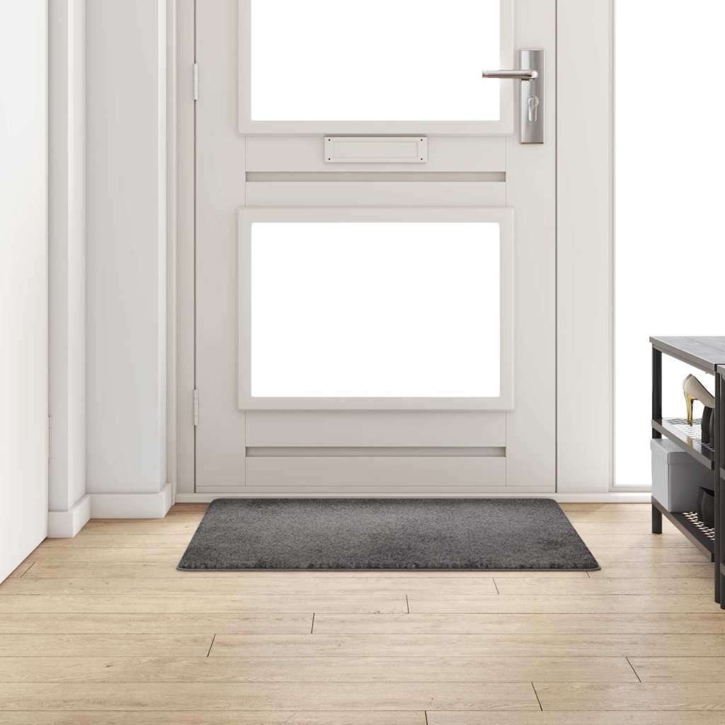 vidaXL Teppichläufer Grau 50 x 100 cm 100% Polypropylen Tuft