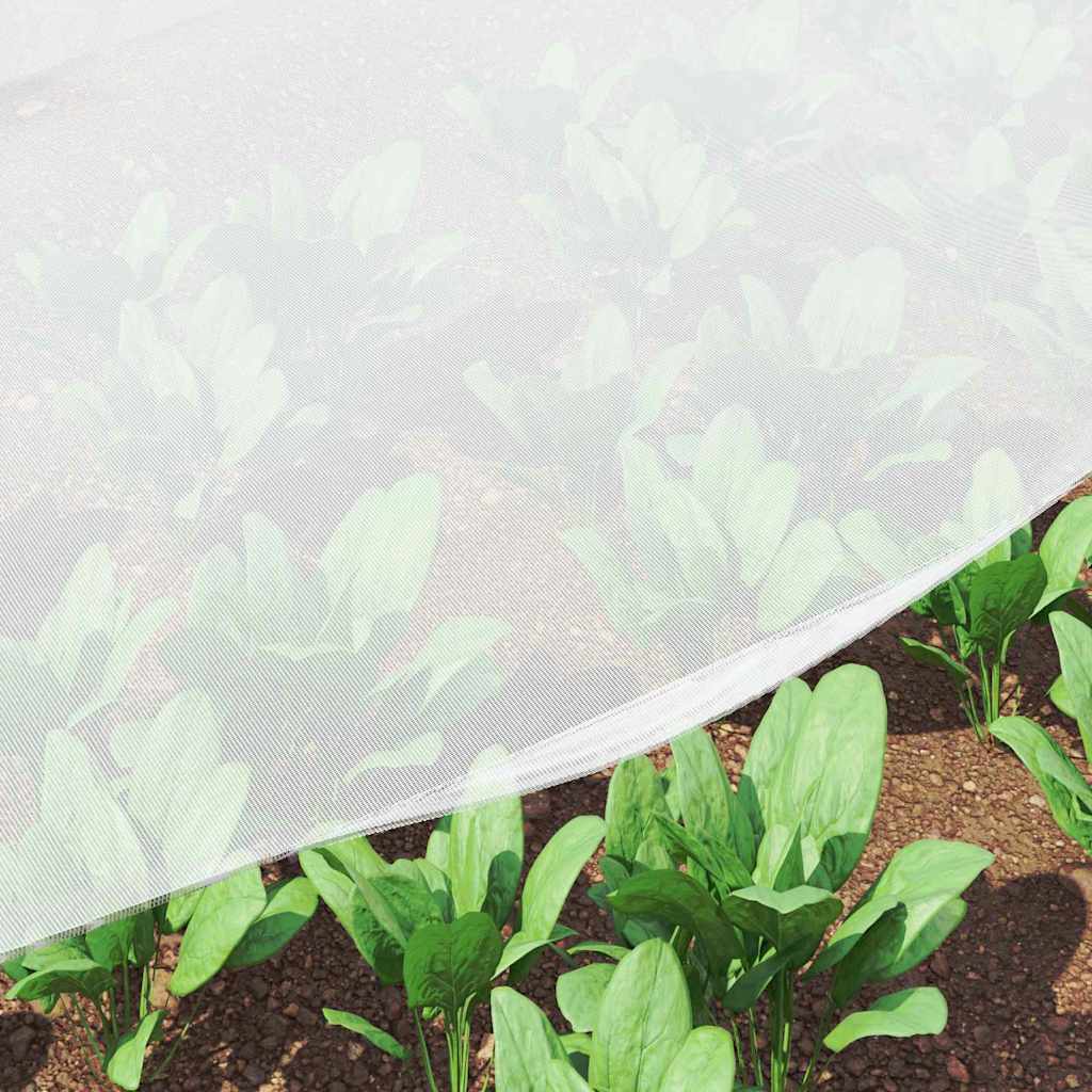 vidaXL Insektennetz Weiß 2 x 5 m Polyethylen