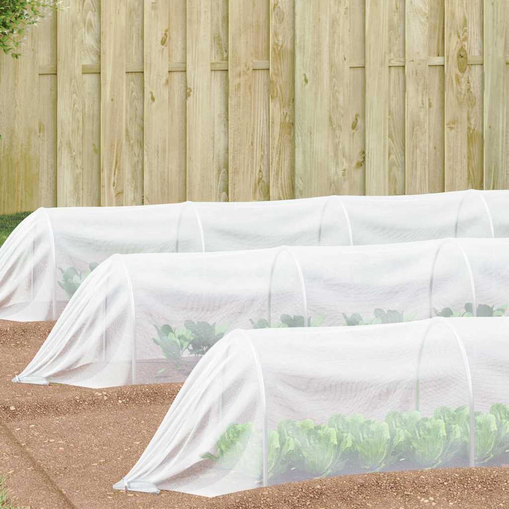 vidaXL Insektennetz Weiß 2 x 5 m Polyethylen