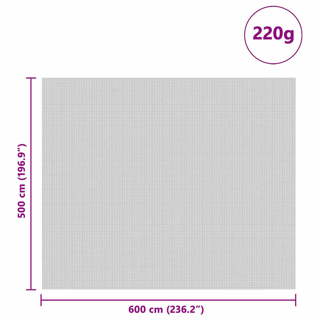 vidaXL Siloabdeckung Grün 6 x 5 m HDPE