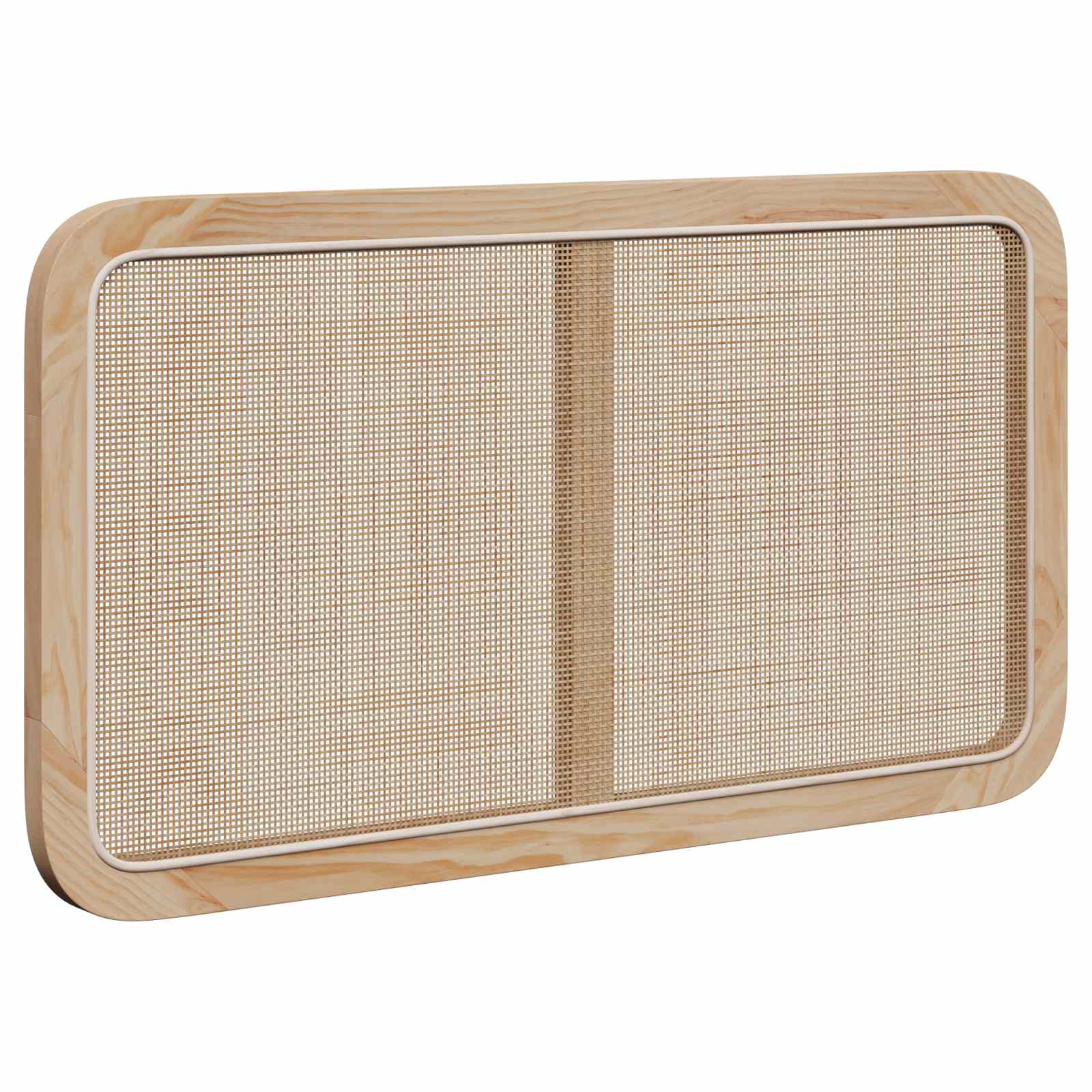 vidaXL Kopfteil mit Kopfteil Natur 100 x 55 x 3 cm Rattan