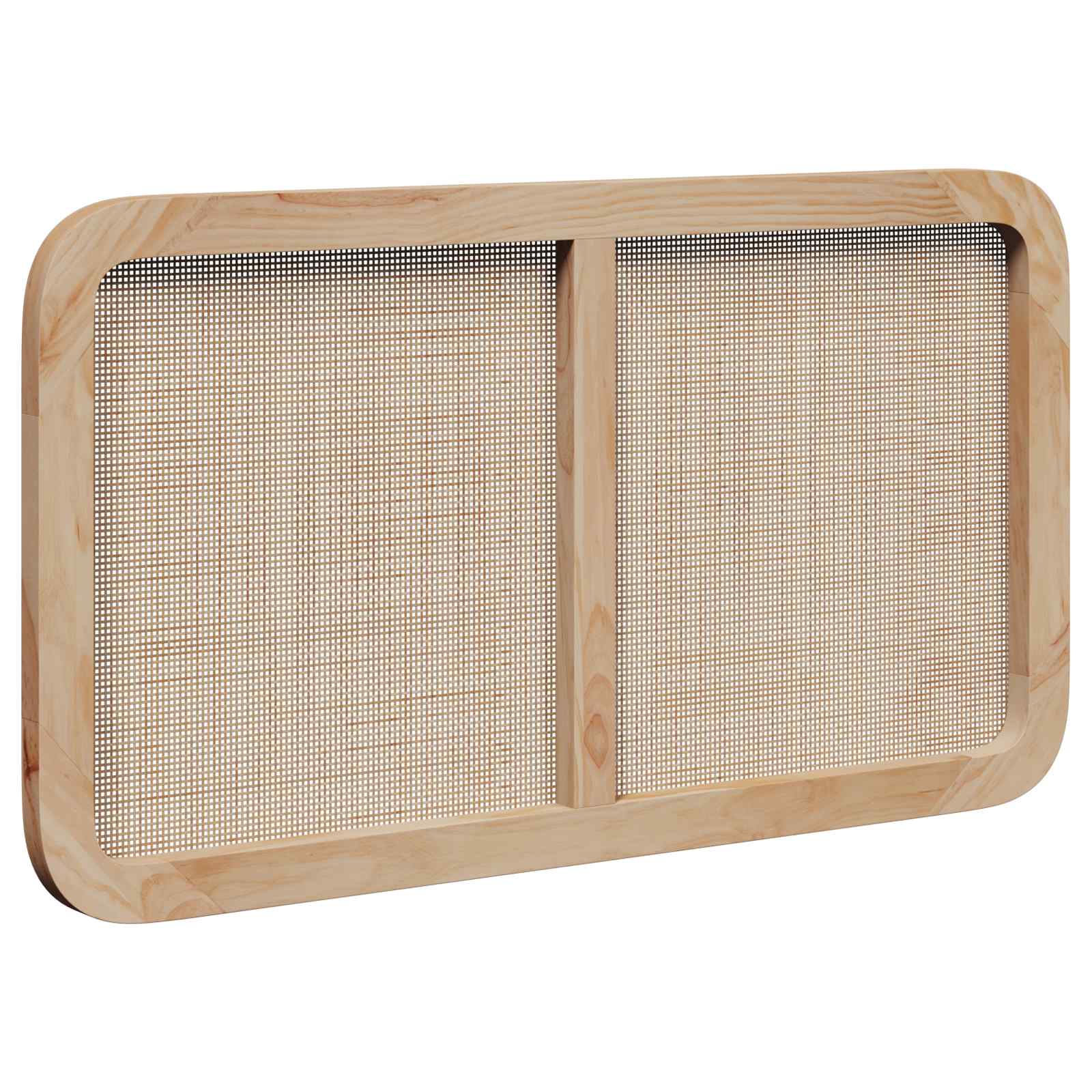vidaXL Kopfteil mit Kopfteil Natur 100 x 55 x 3 cm Rattan