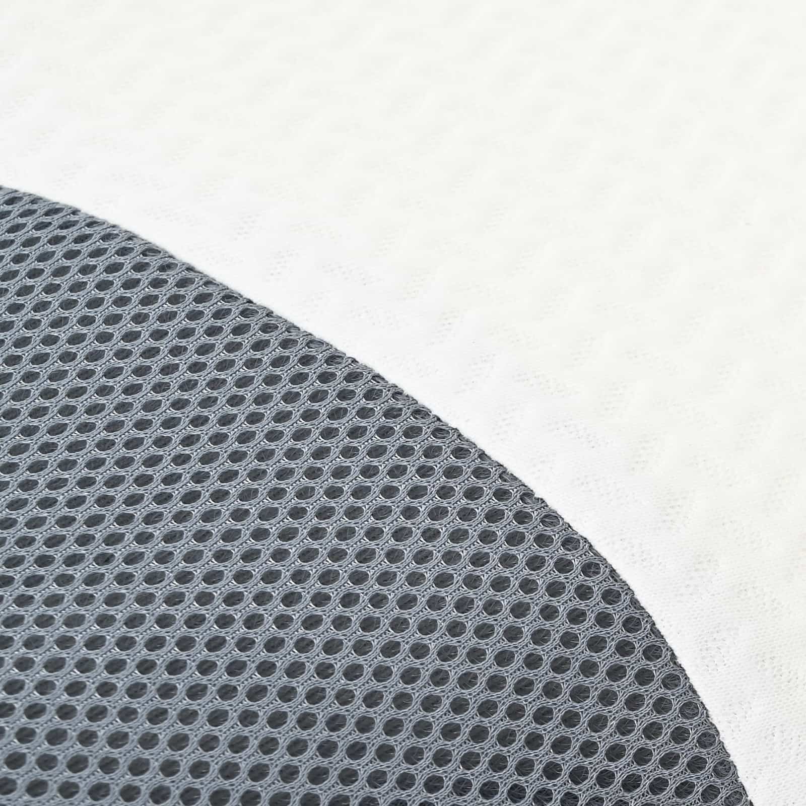 vidaXL Kopfkissen mit Kissen Weiß 59 x 38 x 14 cm Polyester