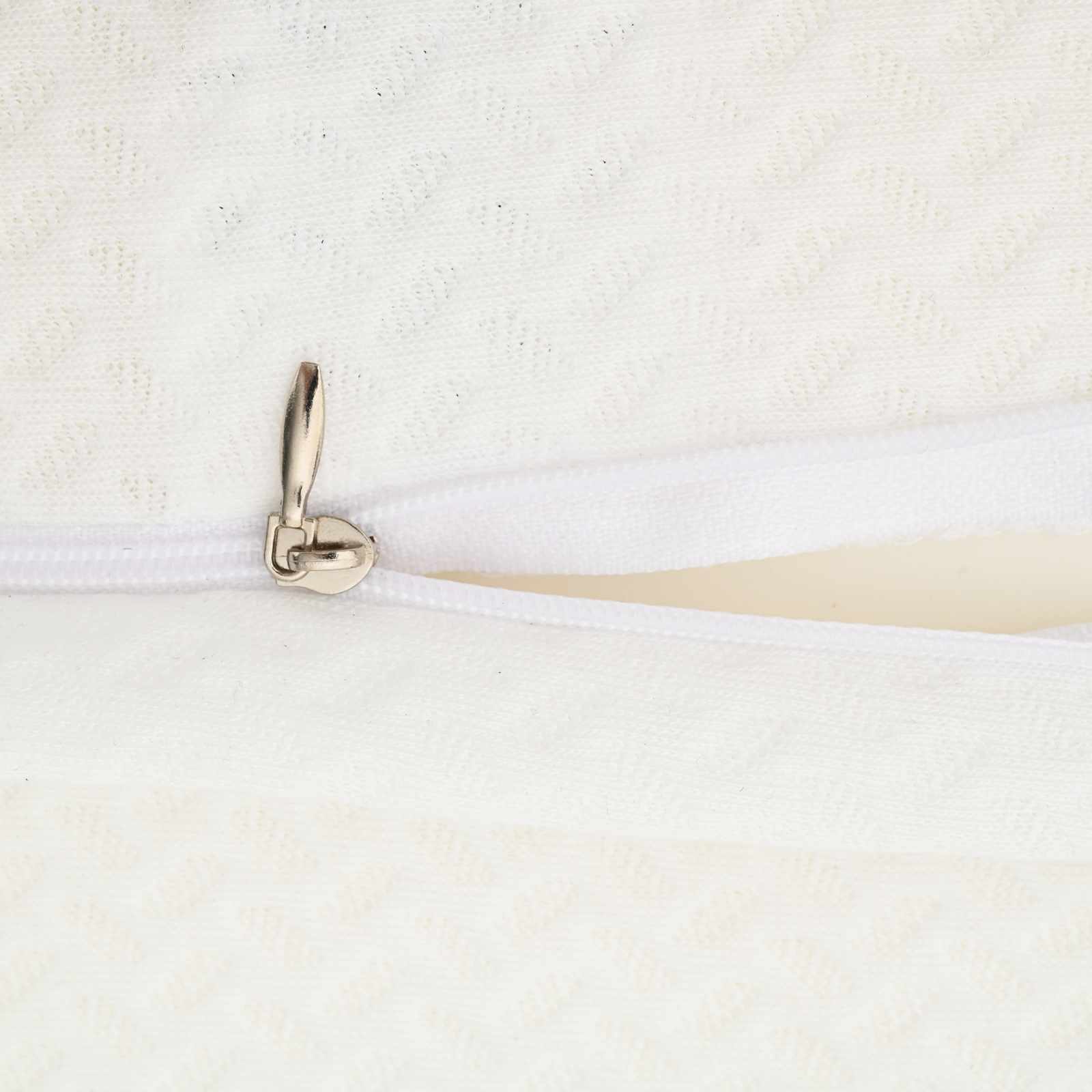 vidaXL Kopfkissen mit Kissen Weiß 59 x 38 x 14 cm Polyester