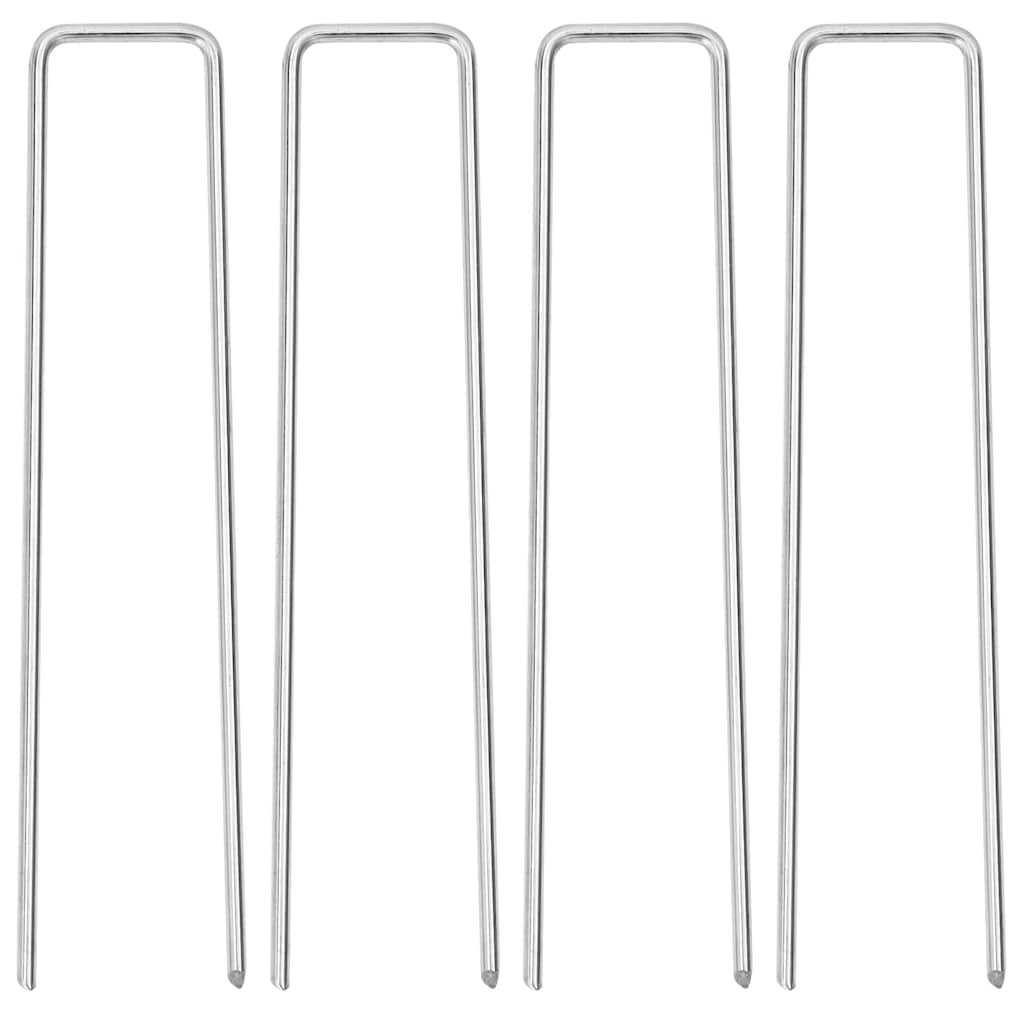 vidaXL Gabionen Wasserhahn Silber 26 x 25 x 50 cm Edelstahl