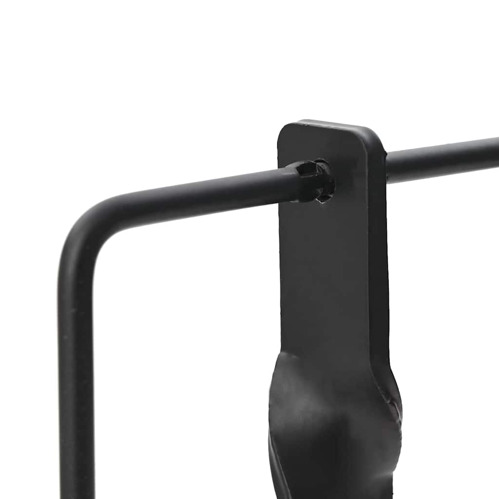 vidaXL Zurücksetzbares Ziel Schwarz 26 x 13 x 31 cm Stahl