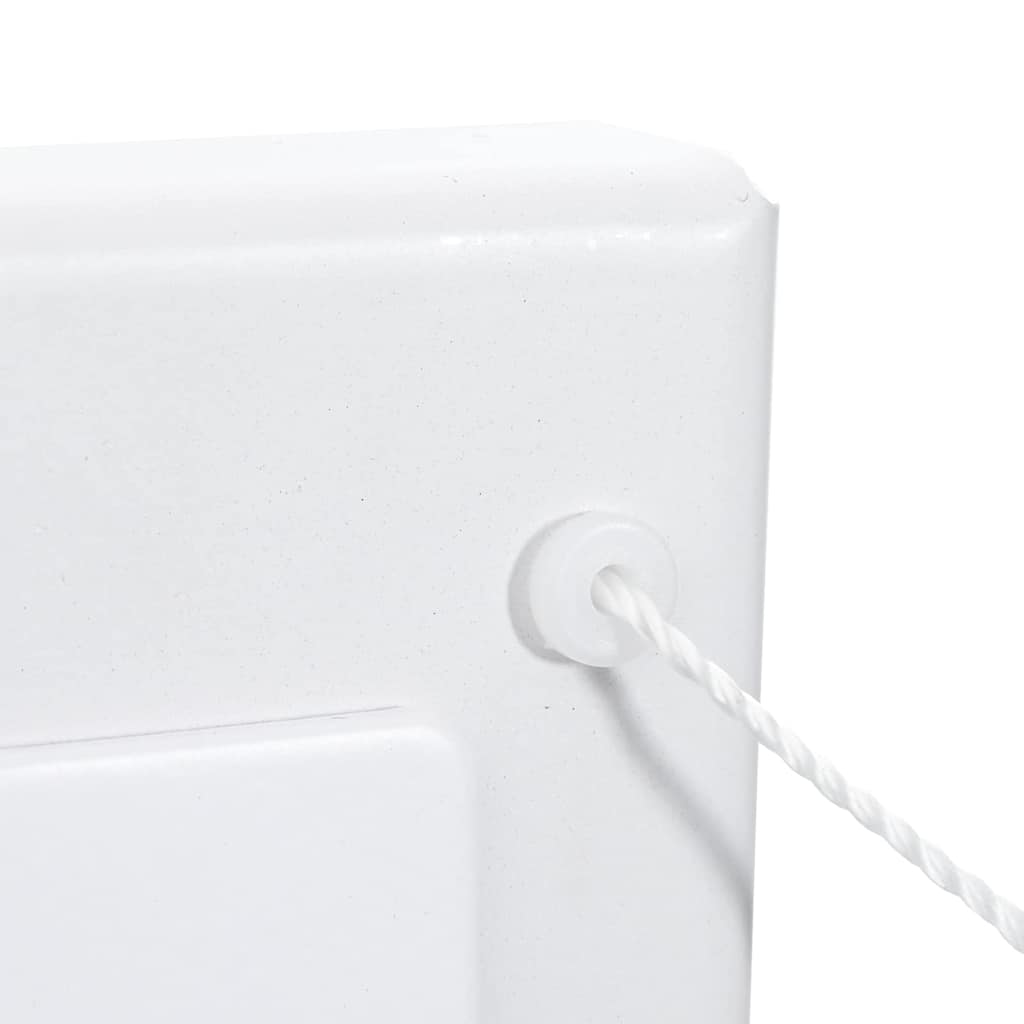 vidaXL Biathlon Knockdown Ziel Weiß 18 x 14,5 x 16 cm Stahl