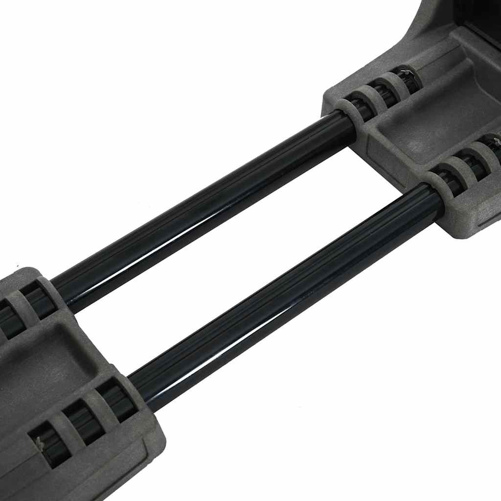 vidaXL Schießauflage Verstellbar Grau 46 x 14 x 19,5 cm Kunststoff