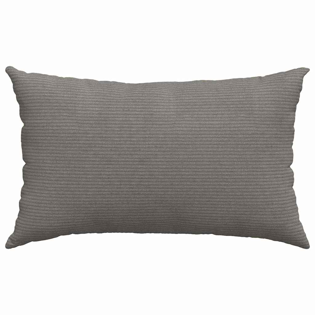 vidaXL Sofakissen 2 pcs Hellgrau 50 x 30 cm Cordstoff
